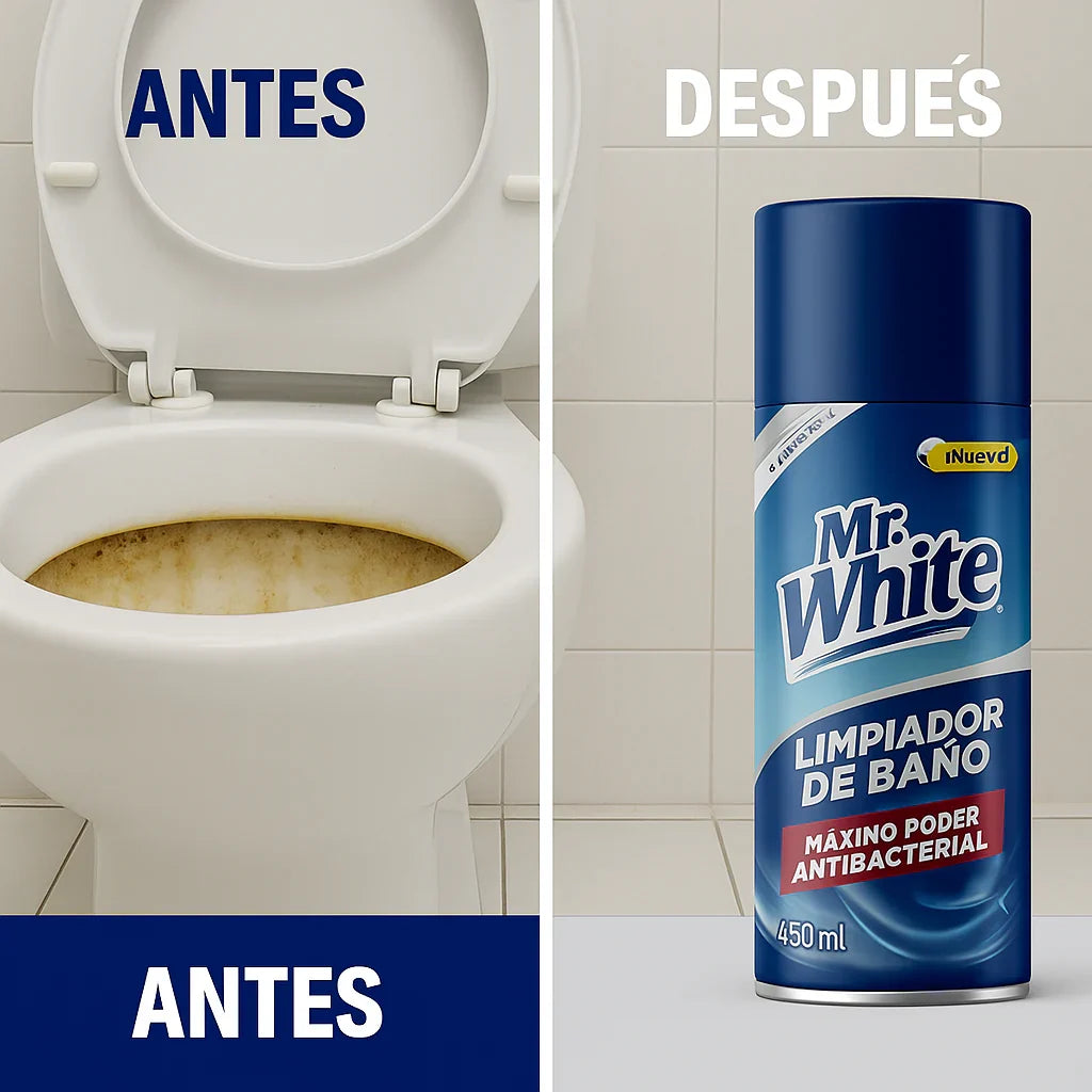 MR. WHITE - LIMPIADOR PARA BAÑO
