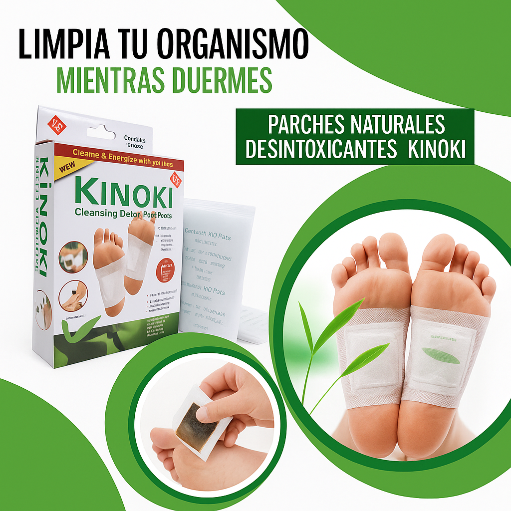 Parches Desintoxicante Kinoki Kiyomi/ Pack 10 unds