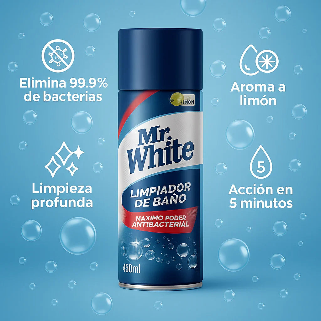 MR. WHITE - LIMPIADOR PARA BAÑO