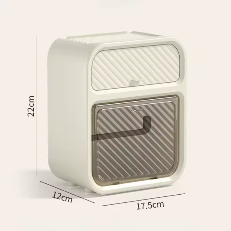 🛁 Organizador y Dispensador de Baño con Cajón Oculto 🔒
