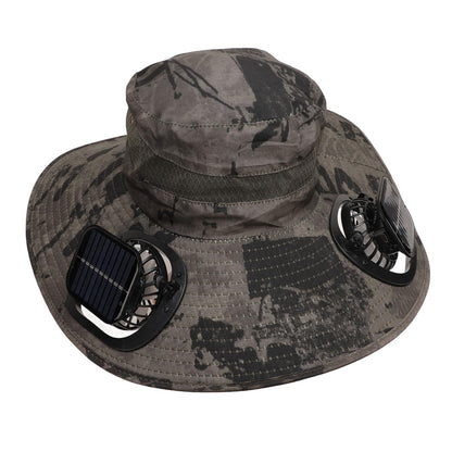 Sombrero con 2 Ventiladores de Energía Solar + Corrector de Postura Gratis