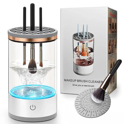 🚨 OFERTA ESPECIAL | GlowBrush™ ✨ - Limpiador Eléctrico de Brochas de Maquillaje