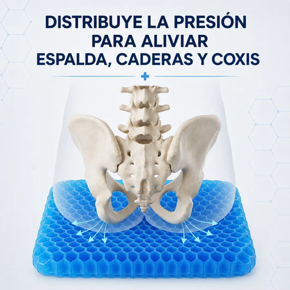Cojín Gel Premium: más comodidad en tu silla, auto u oficina.💙