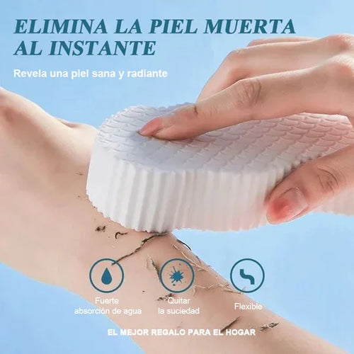 ESPONJA EXFOLIANTE SACA MUGRE - PACK DE 4 x S/.59 🧽