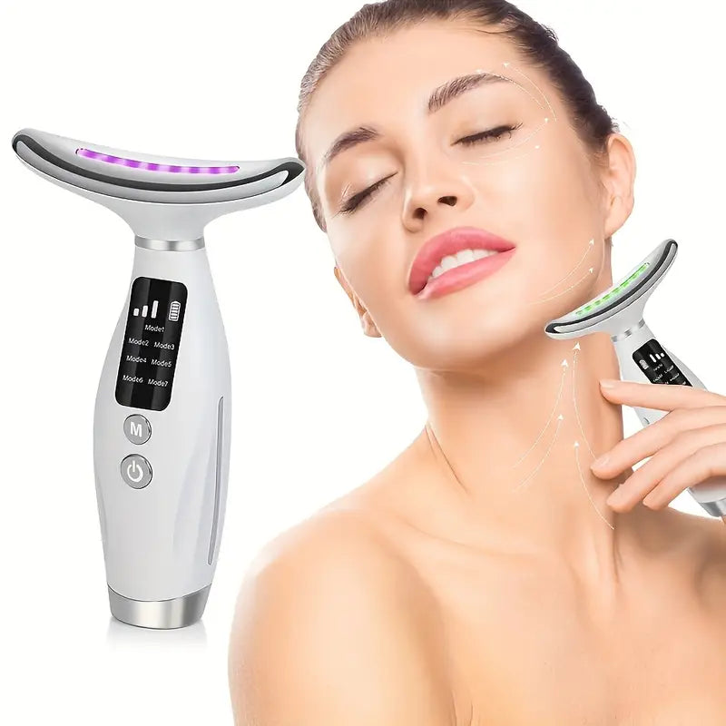 Masajeador Facial Led 7 en 1 + Regalo Sorpresa 🎁