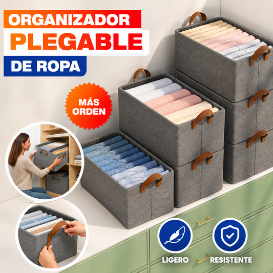 🧺 Organizador Premium con Varillas™ | Duplica el Espacio de tu Clóset - PACK 2 UNDS